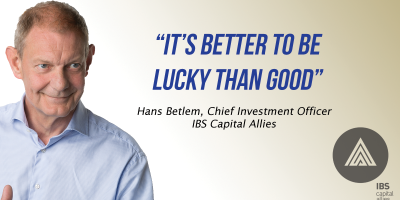 It’s better to be lucky than good.