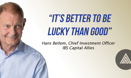 It’s better to be lucky than good.