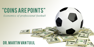 “Coins are points”, economics of professional football