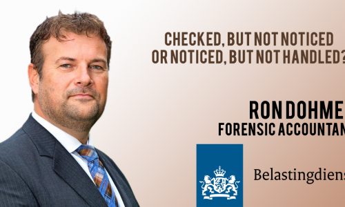 Checked, but not noticed or noticed, but not handled? – Column Ron Dohmen