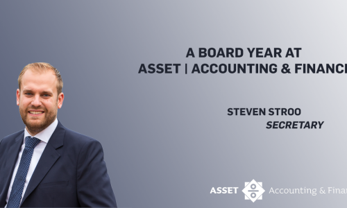 A board year at Asset | Accounting & Finance – Steven Stroo, Secretary