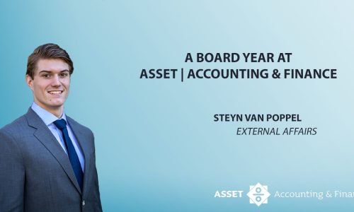 A board year at Asset | Accounting & Finance – Steyn van Poppel, External Affairs