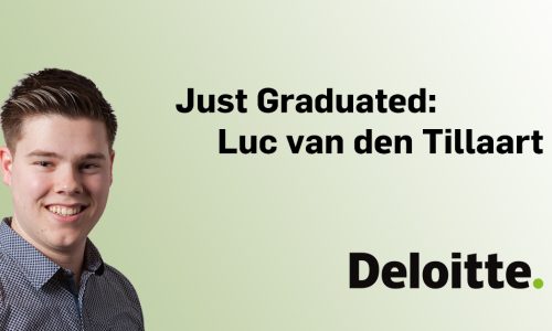 Just Graduated: Luc van den Tillaart