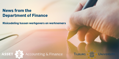 News from the Department of Finance