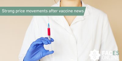 Strong price movements after vaccine news