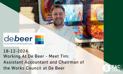Working At De Beer – Meet Tim: Assistant Accountant and Chairman of the Works Council at De Beer