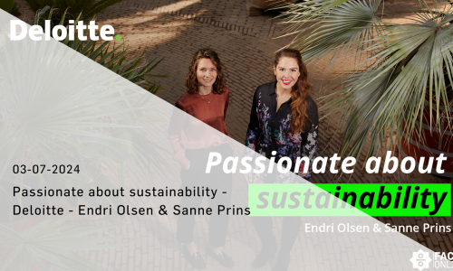 Passionate about sustainability – Sustainability with Audit & Assurance – Working at Deloitte