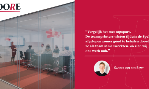 Working together at Joore