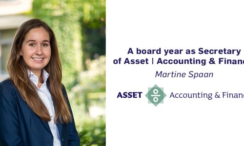 A board year as Secretary of Asset | Accounting & Finance – Martine Spaan