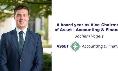 A board year as Vice-Chairman of Asset | Accounting & Finance – Jochem Vogels