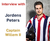 Interview with Jordens Peters – Captain of Willem II
