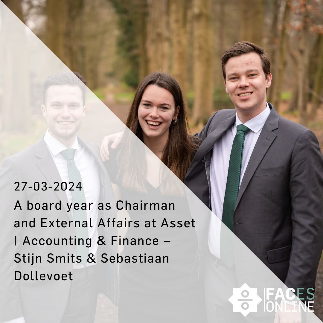 Een bestuursjaar als Chairman/External Affairs bij Asset | Accounting & Finance