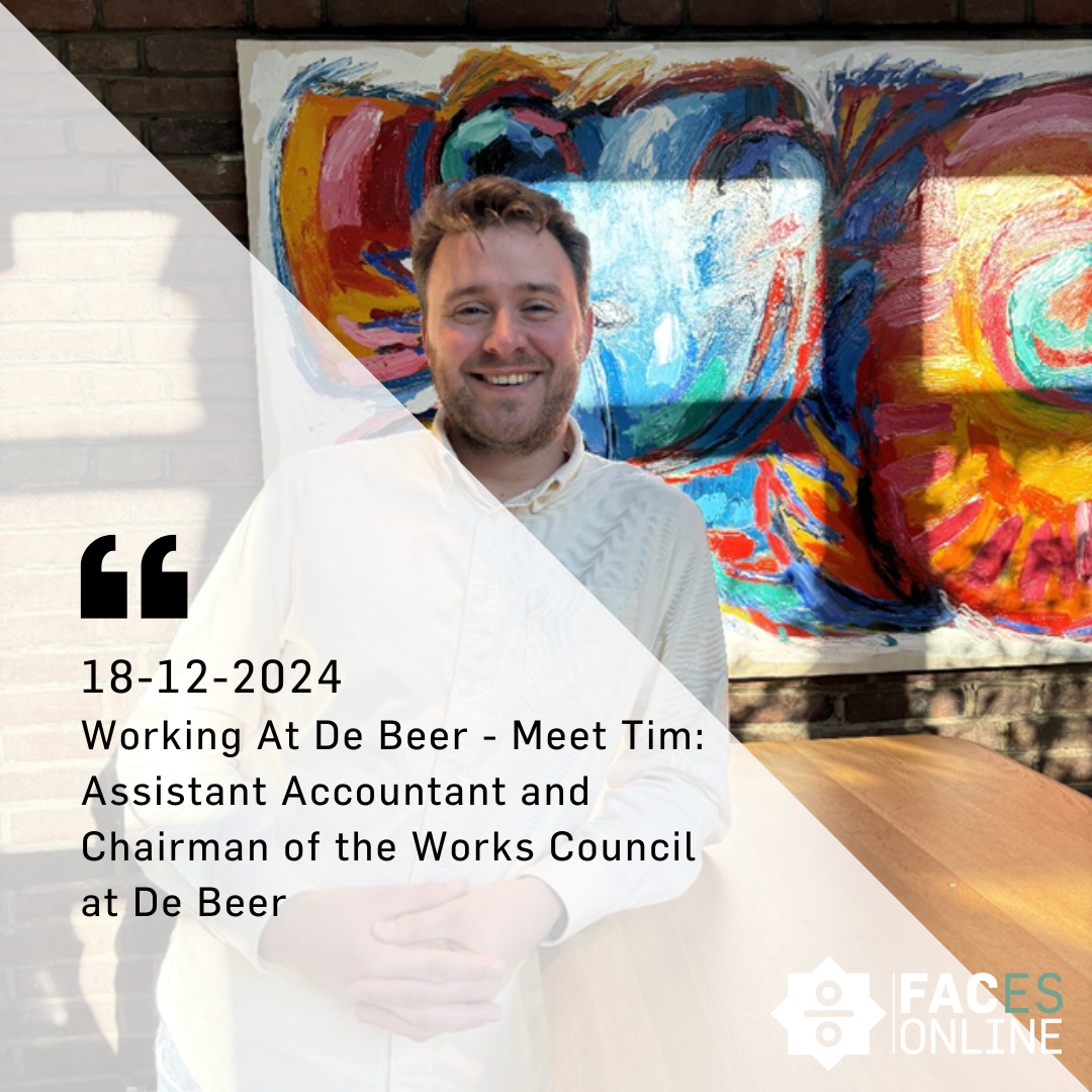 Working At De Beer – Meet Tim: Assistant Accountant and Chairman of the Works Council at De Beer